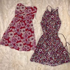 Bundle of two Forever 21  Floral Dresses NWT